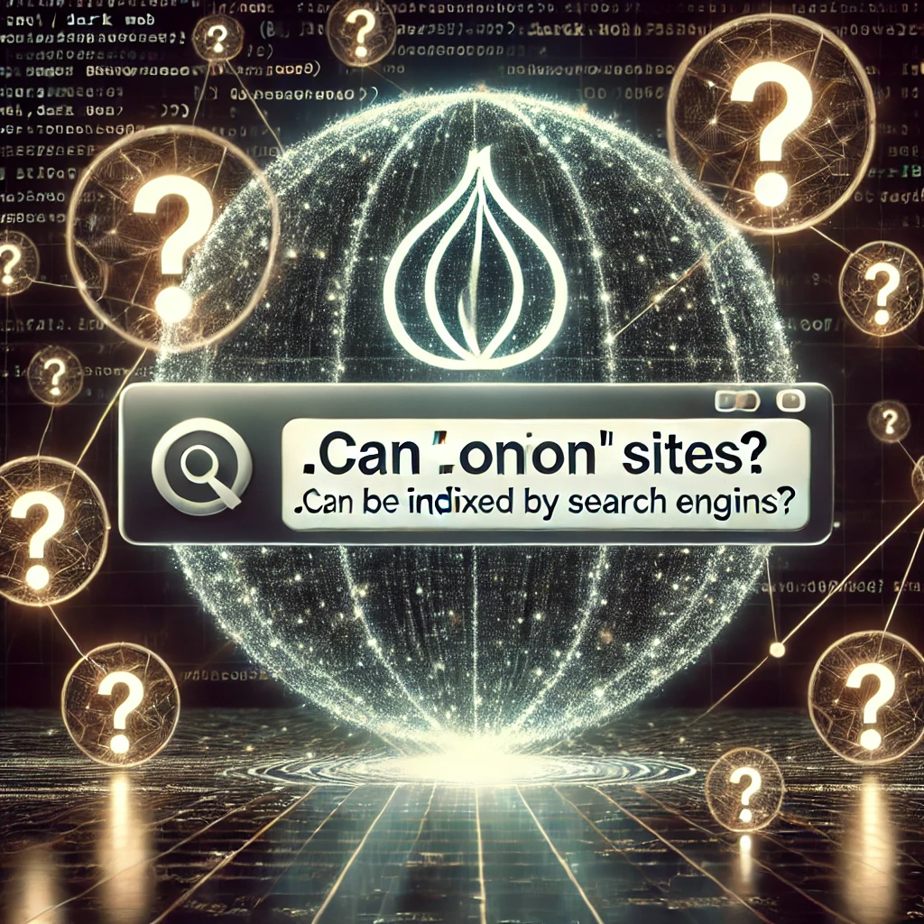 Can onion sites be indexed by search engines?