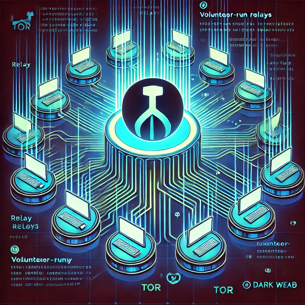 How do volunteer-run relays contribute to the Tor network?