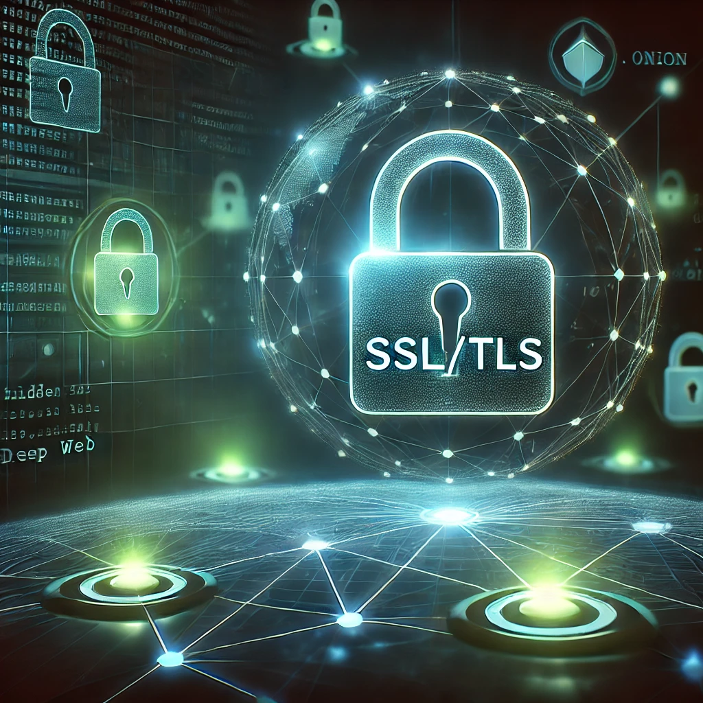 What is the role of SSL/TLS certificates on the deep web?